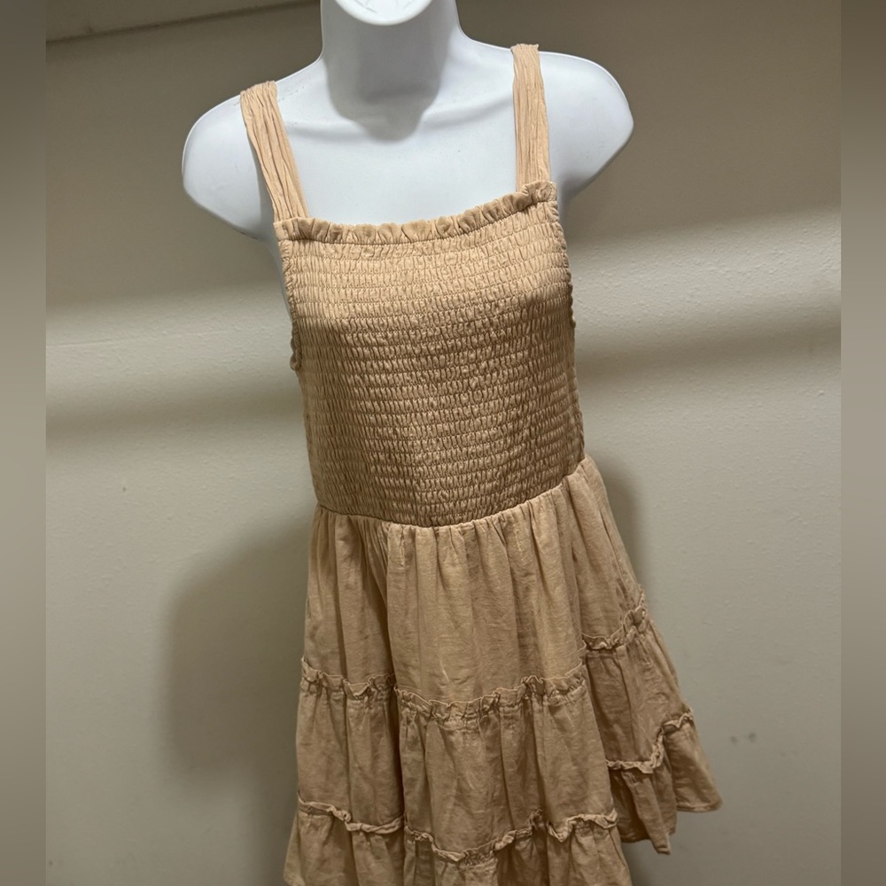 Tan summer dress